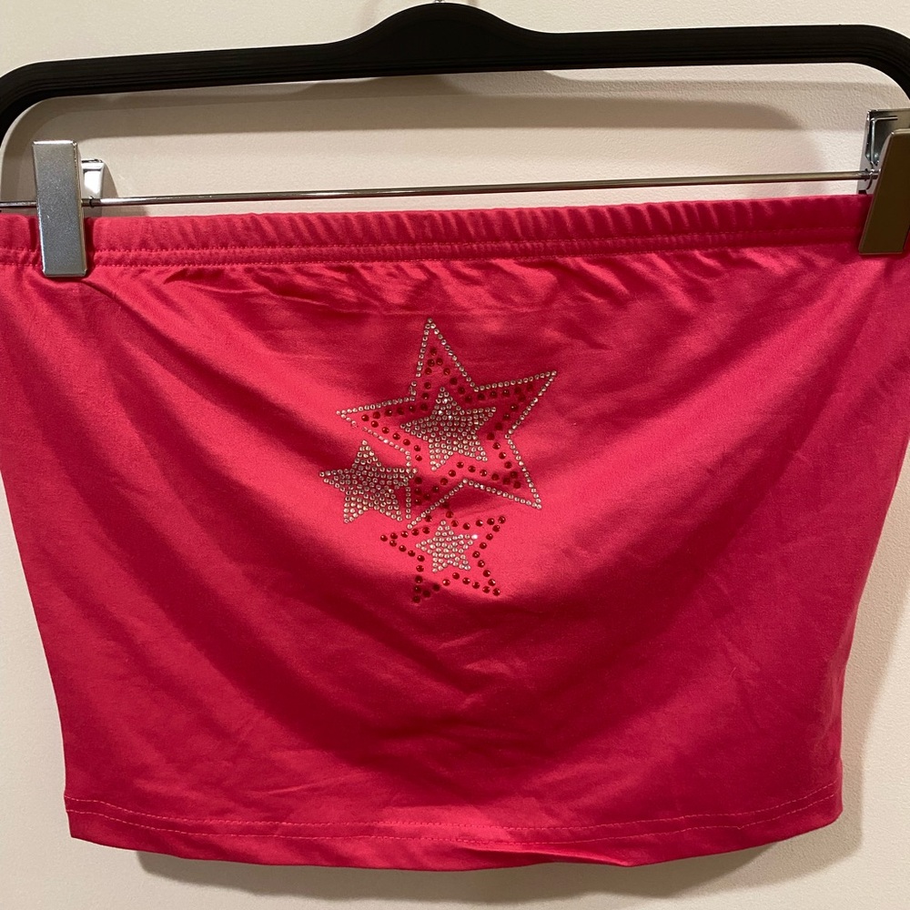 SHEIN Pink Tube Top